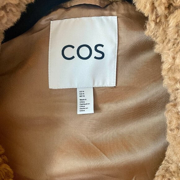 COS Teddy Zip-Up Vest Sz 14 - Picture 6 of 6